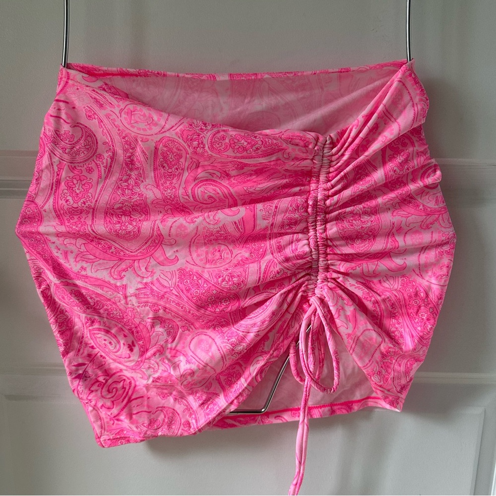 Cia Marítima Pink Paisley Mini Skirt